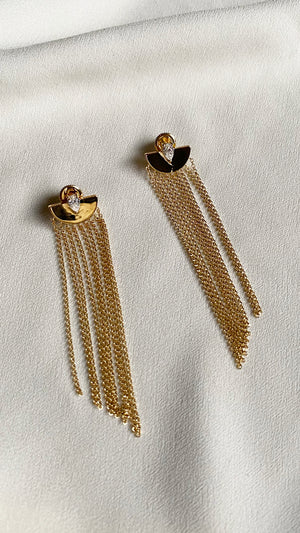 Maia Earrings Gold Vermeil