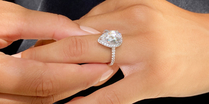 Luella  teardrop ring for women