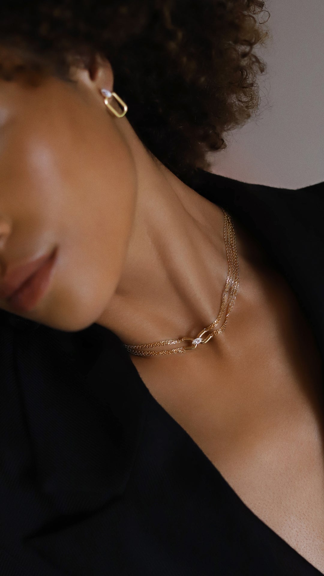 Cyndi Necklace Gold Vermeil