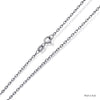 9K White Gold Rolo Chain