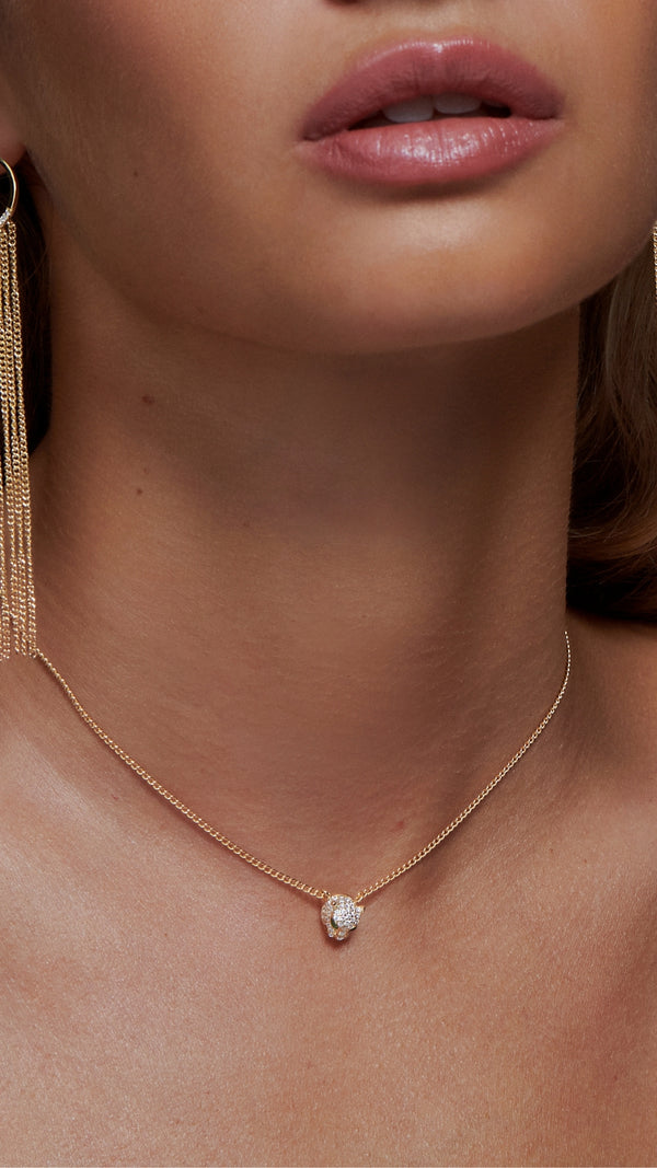 Maumau Pendant Necklace Gold Vermeil
