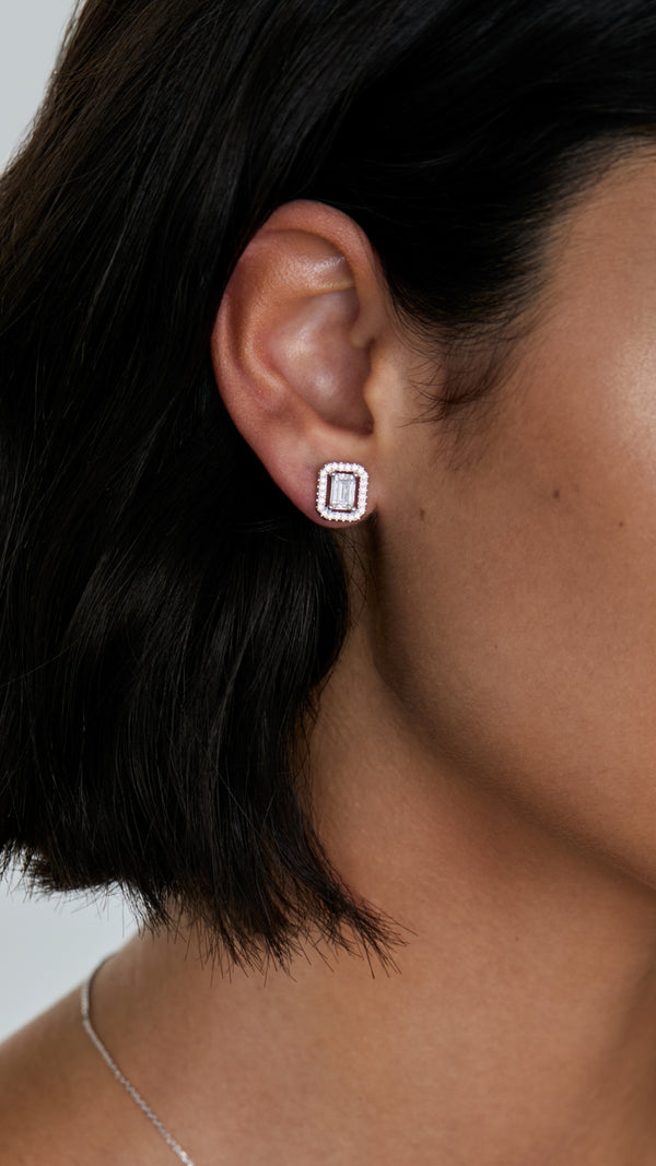 Eton Stud Earrings Sterling Silver