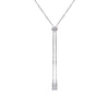 Sora Necklace White Gold Plated