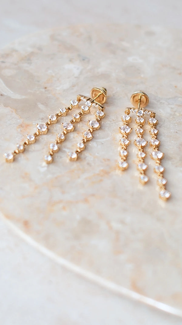 Phoenix Baby Earrings Gold Vermeil