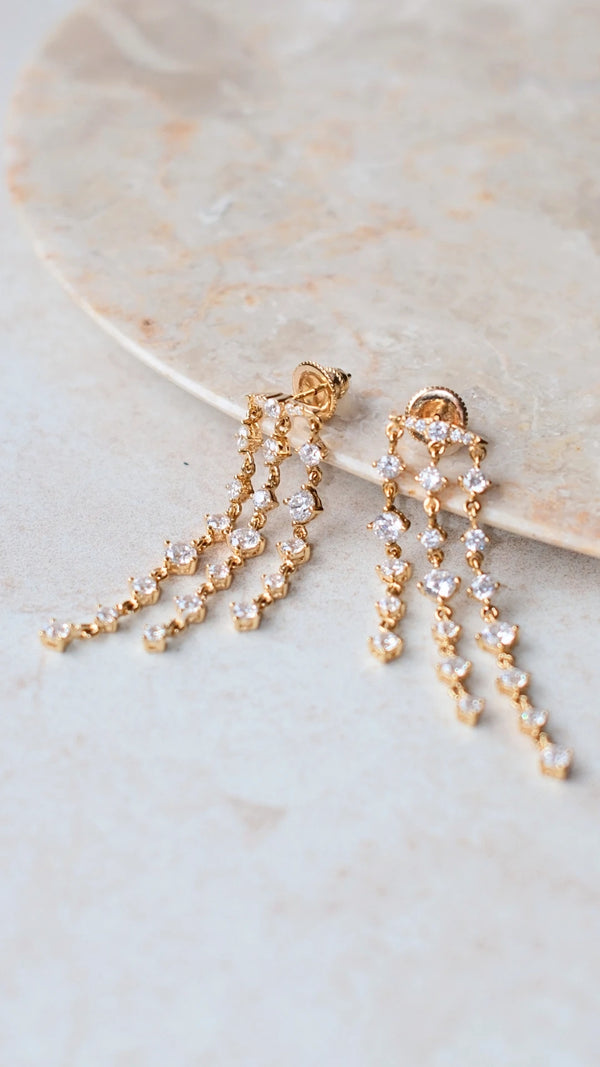 Phoenix Baby Earrings Gold Vermeil