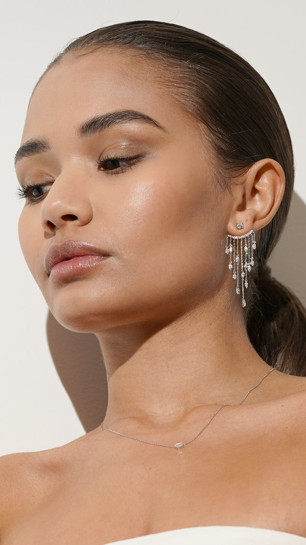 A-Lister Ear Jacket Earrings Sterling Silver