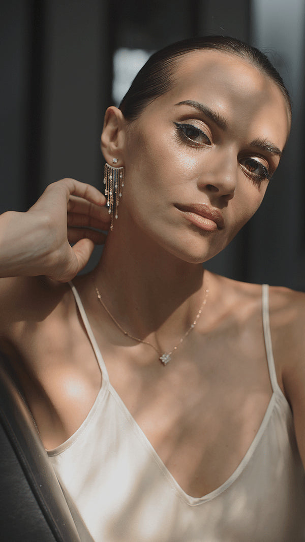 A-Lister Ear Jacket Earrings Gold Vermeil