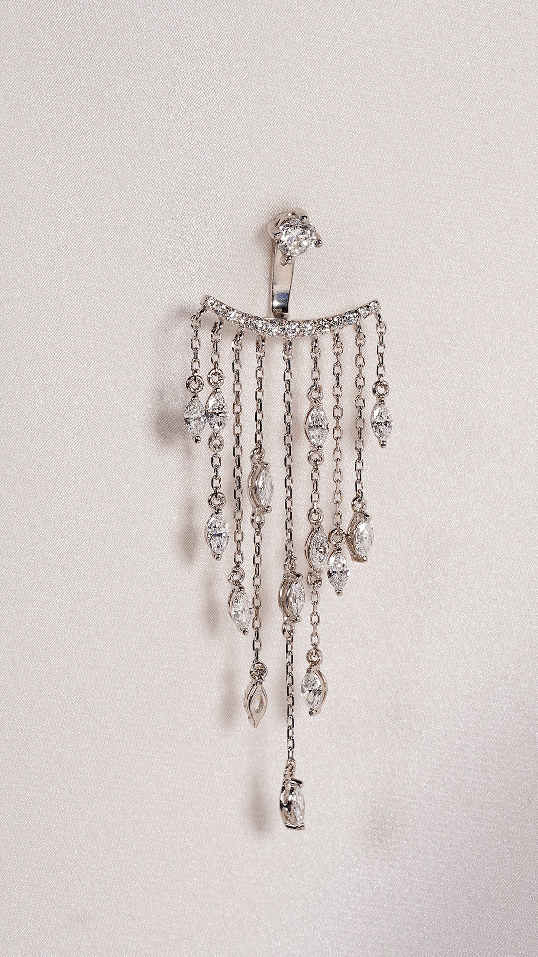 A-Lister Ear Jacket Earrings Sterling Silver