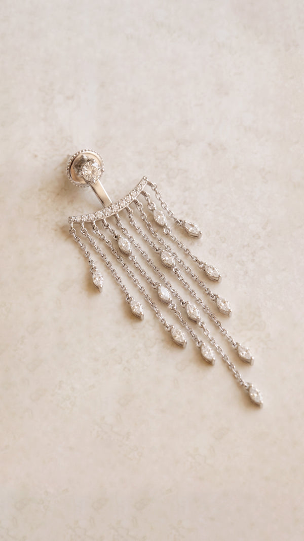 A-Lister Ear Jacket Earrings Sterling Silver