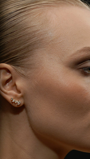 Abigail Studs Gold Vermeil