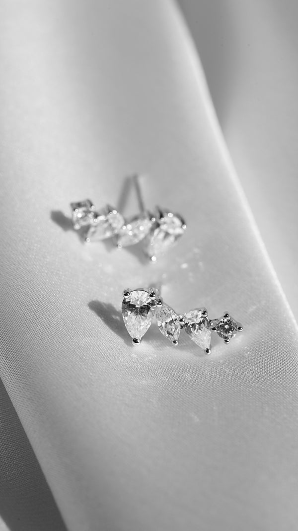 Abigail Stud Earrings Sterling Silver