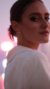 A-Lister Ear Jacket Earrings Gold Vermeil