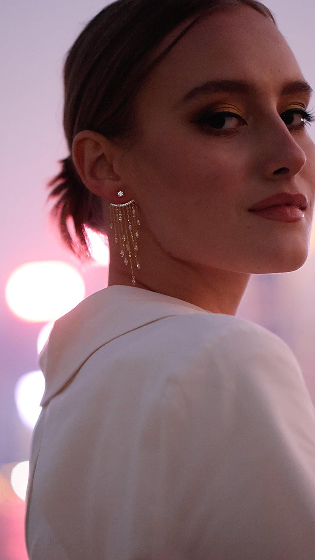 A-Lister Ear Jacket Earrings Gold Vermeil