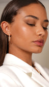 Amaia Medium Hoop Earrings Gold Vermeil
