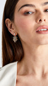 Alba Baby Chandelier Earrings Gold Vermeil