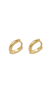 Alix Nude Huggie Earrings Gold Vermeil – CARAT* London UK