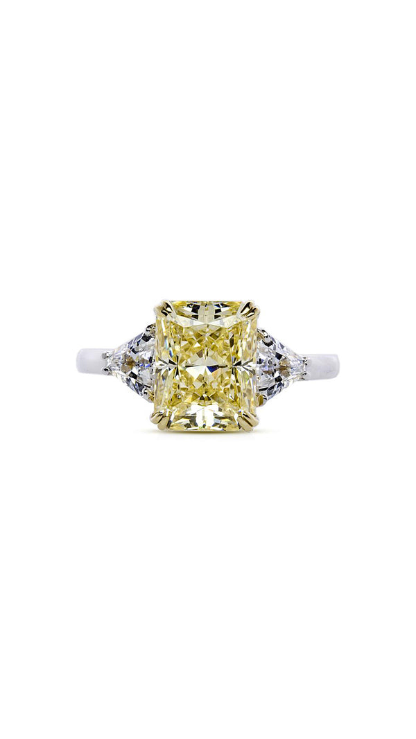 Alma Ring Yellow 9K White Gold