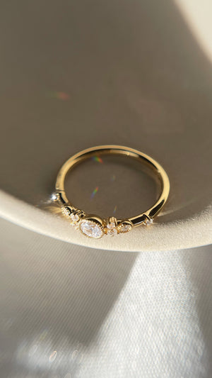 Ambra Ring 18K Gold Vermeil