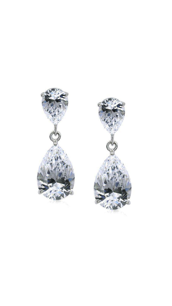 Arabella Earrings 9K White Gold