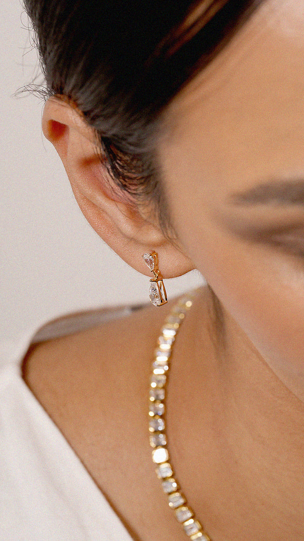 Arabella Baby Earrings Gold Vermeil