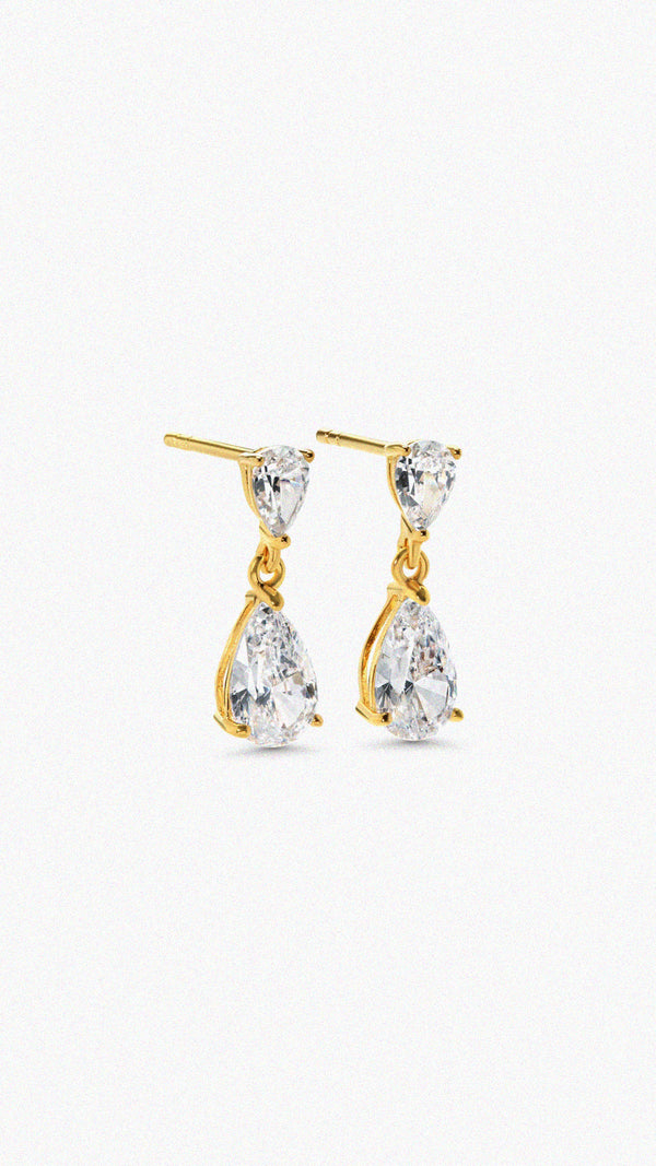 Arabella Baby Earrings Gold Vermeil