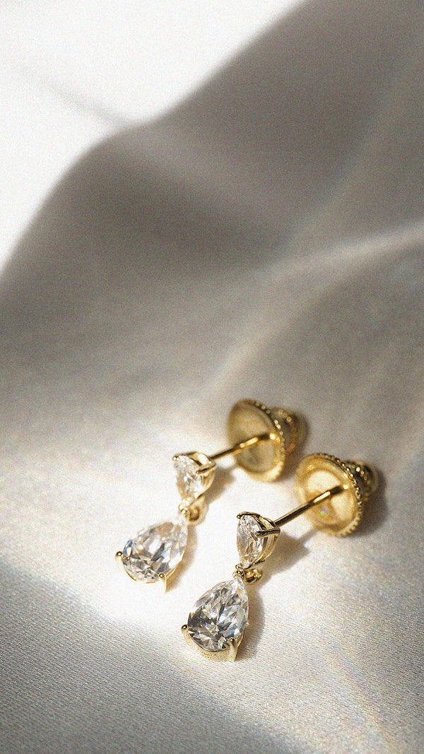 Arabella Baby Earrings Gold Vermeil