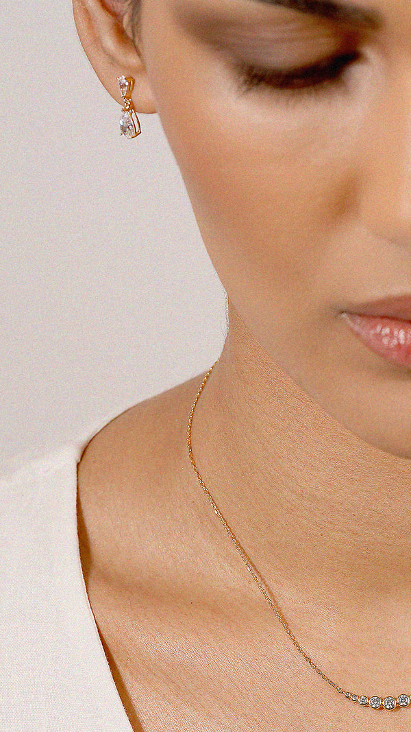 Arabella Baby Earrings Gold Vermeil