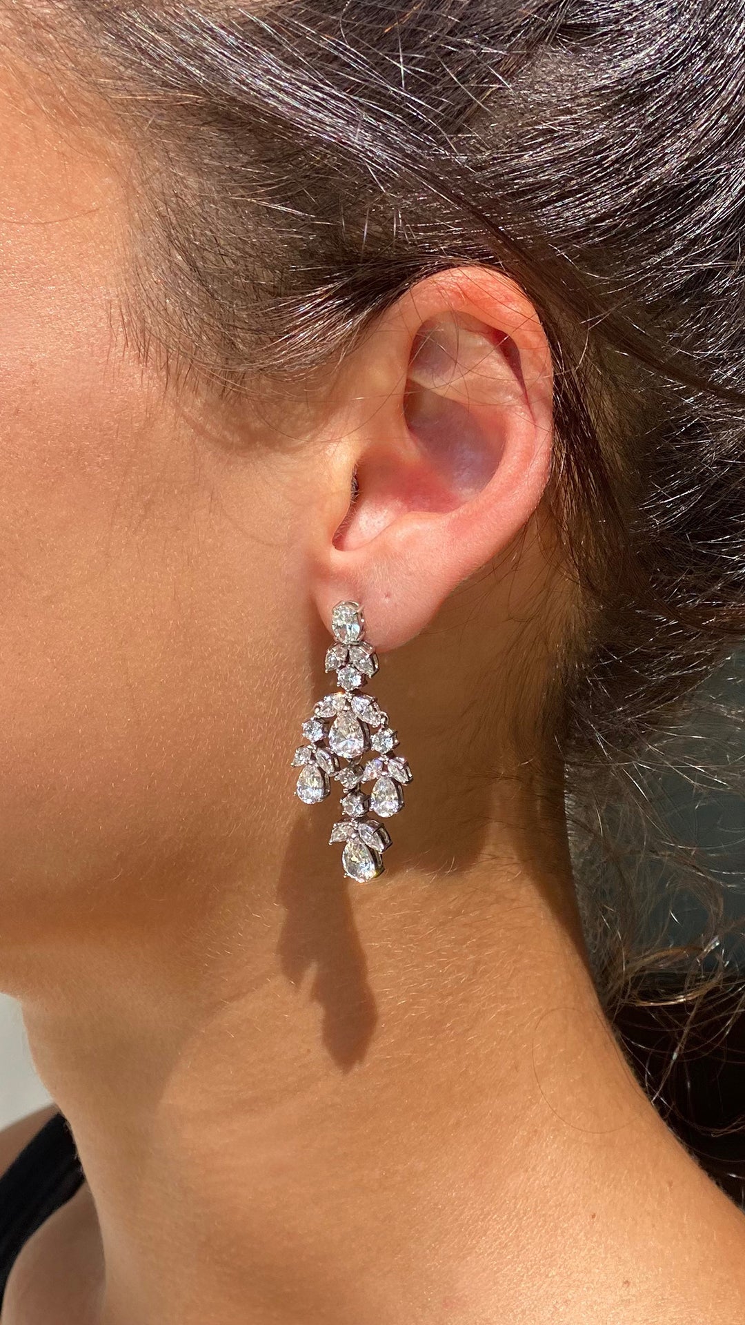 Statement Earrings Chandelier Earrings Katy Perry Earrings Crystal