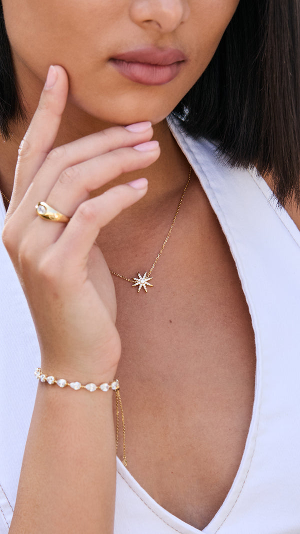 Atrias Necklace Gold Vermeil