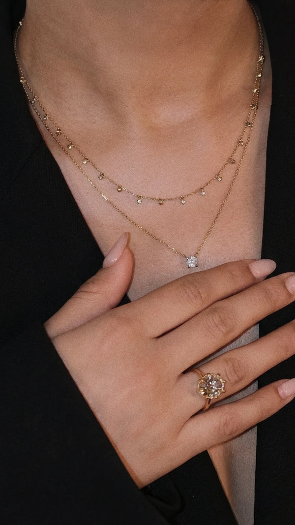 Ava Necklace Gold Vermeil