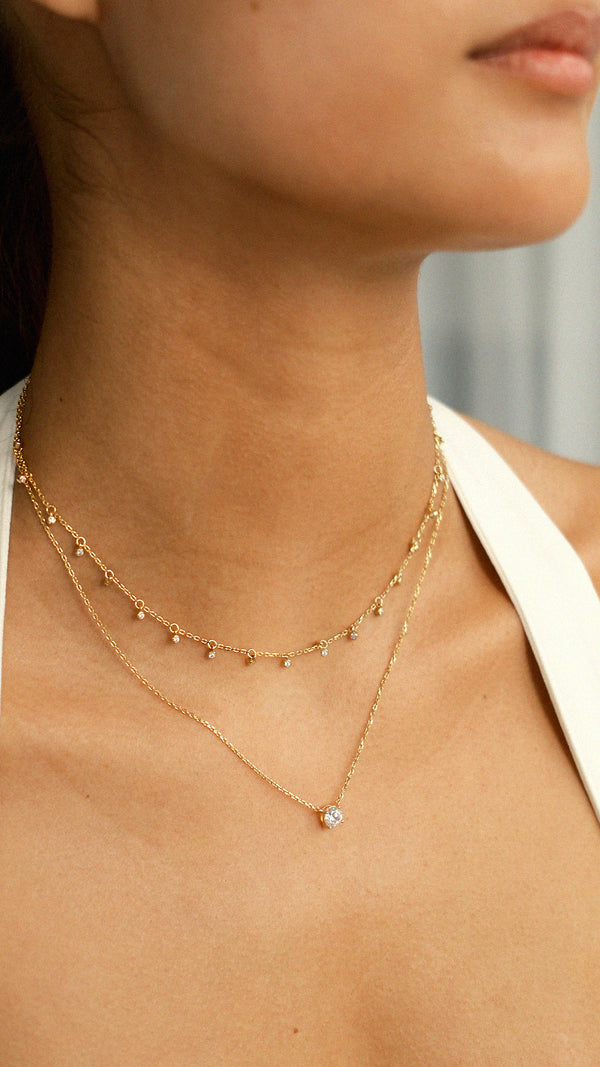 Ava Necklace Gold Vermeil