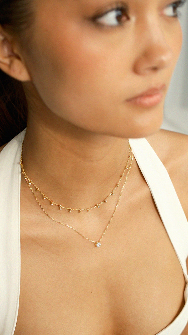 Ava Necklace Gold Vermeil