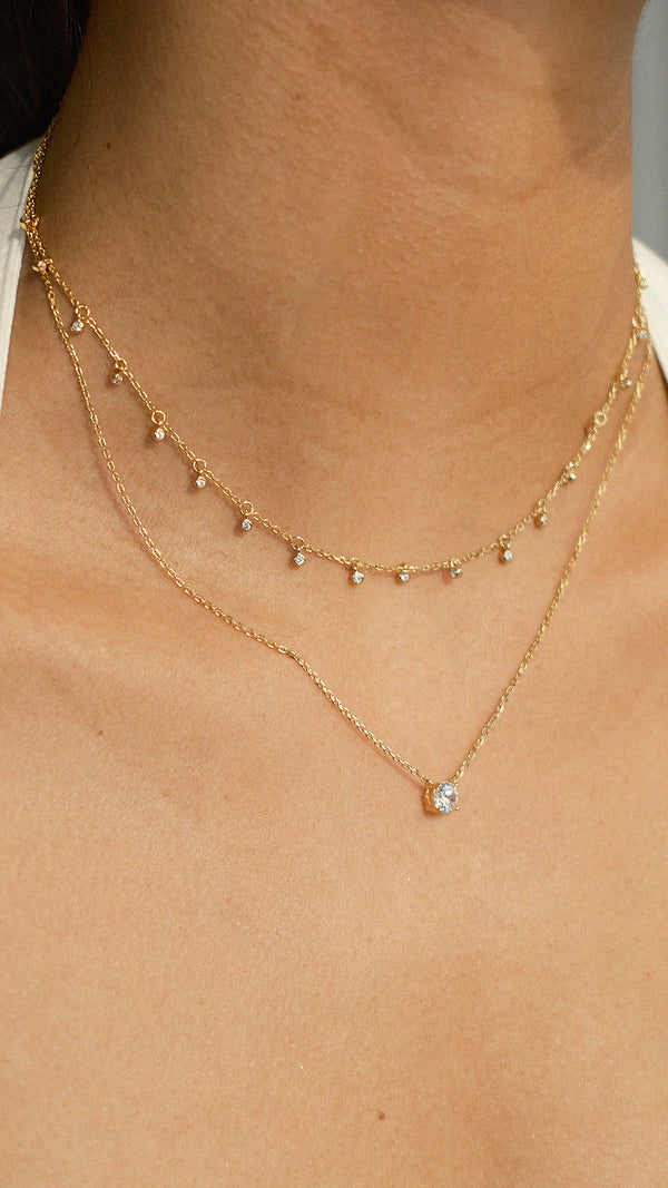 Ava Necklace Gold Vermeil