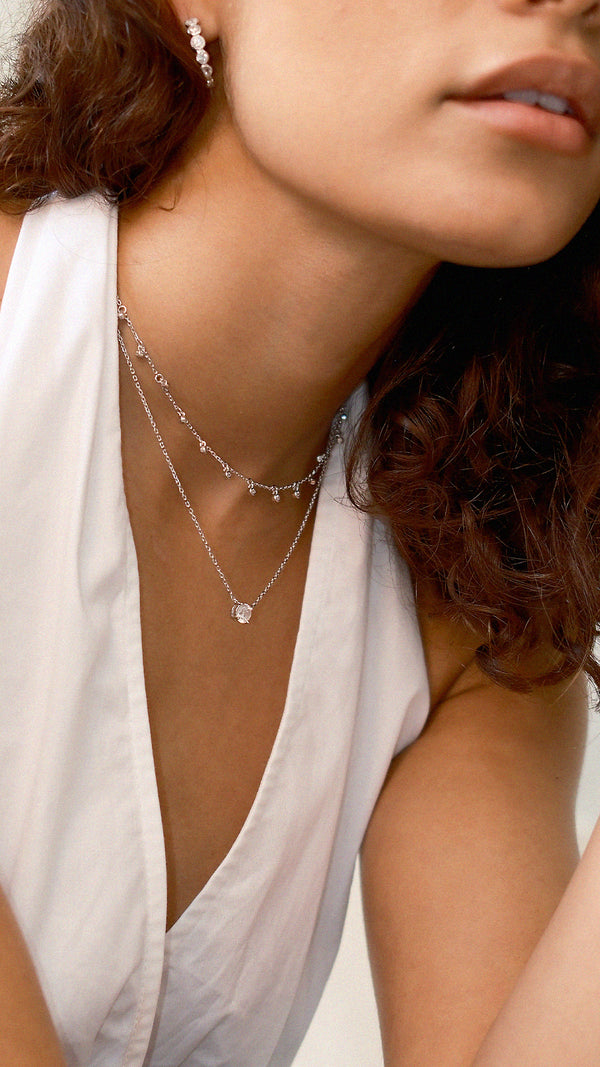 Ava Necklace Sterling Silver