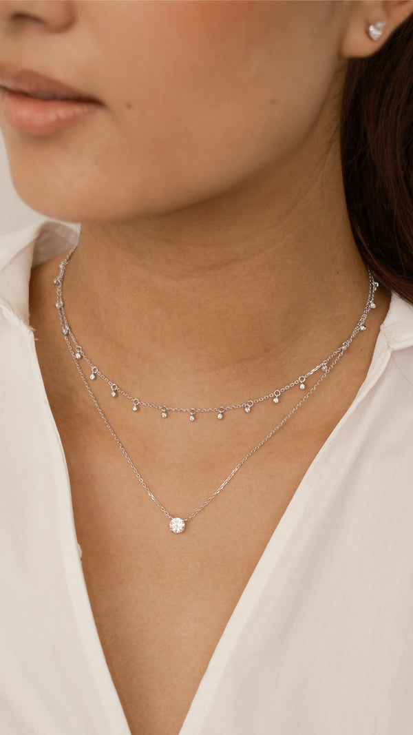 Ava Necklace Sterling Silver