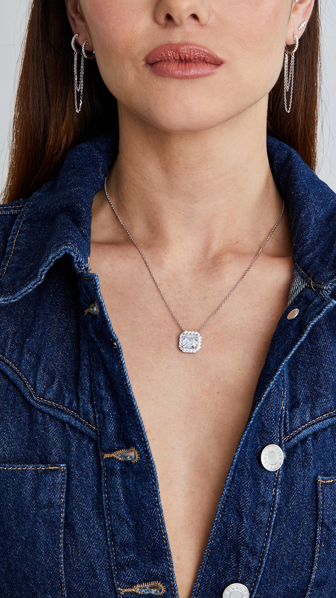 Misha Grand Necklace Sterling Silver