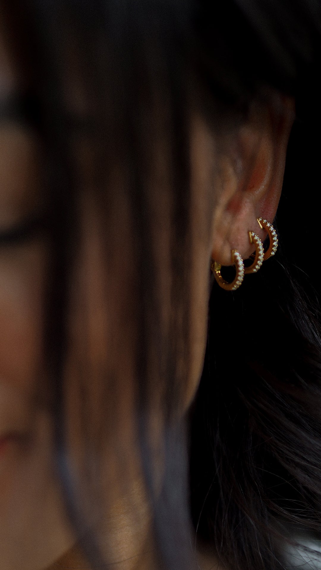 Baby Hoop Earrings Gold Vermeil