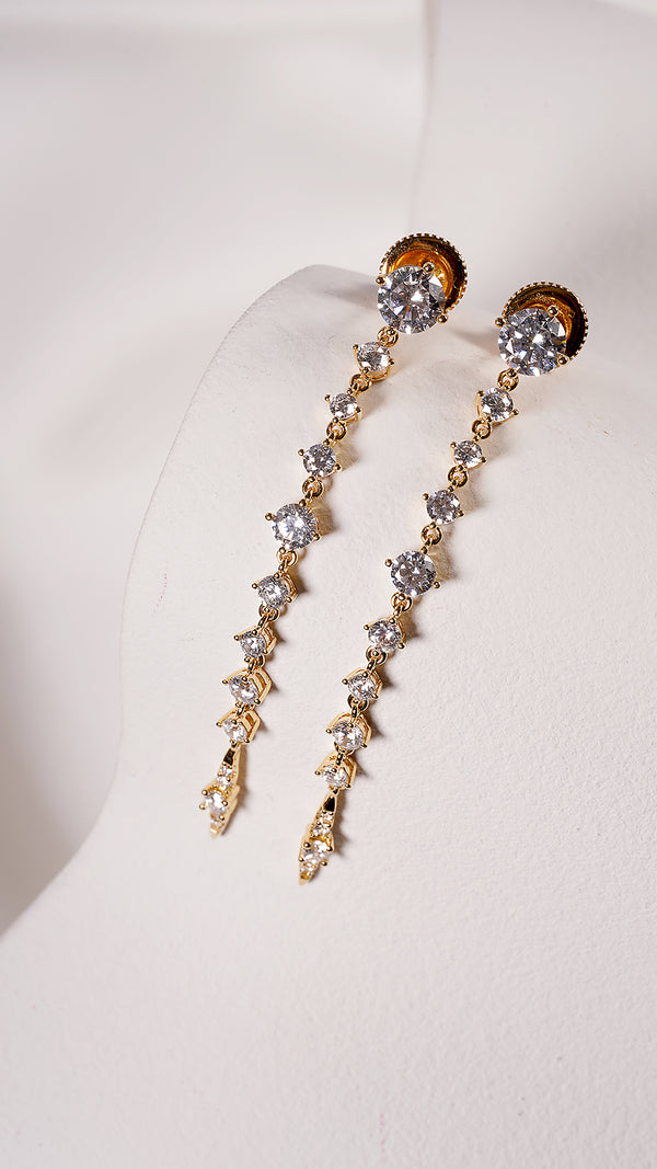 Baby Phoenix Slim Earrings Gold Vermeil
