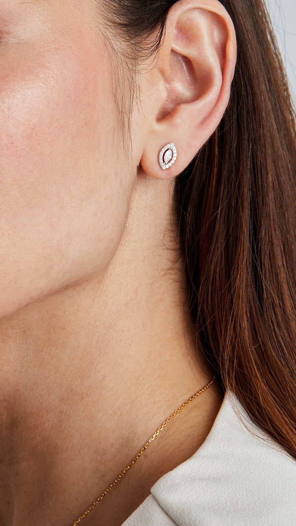 Kami Baby Stud Earrings Sterling Silver