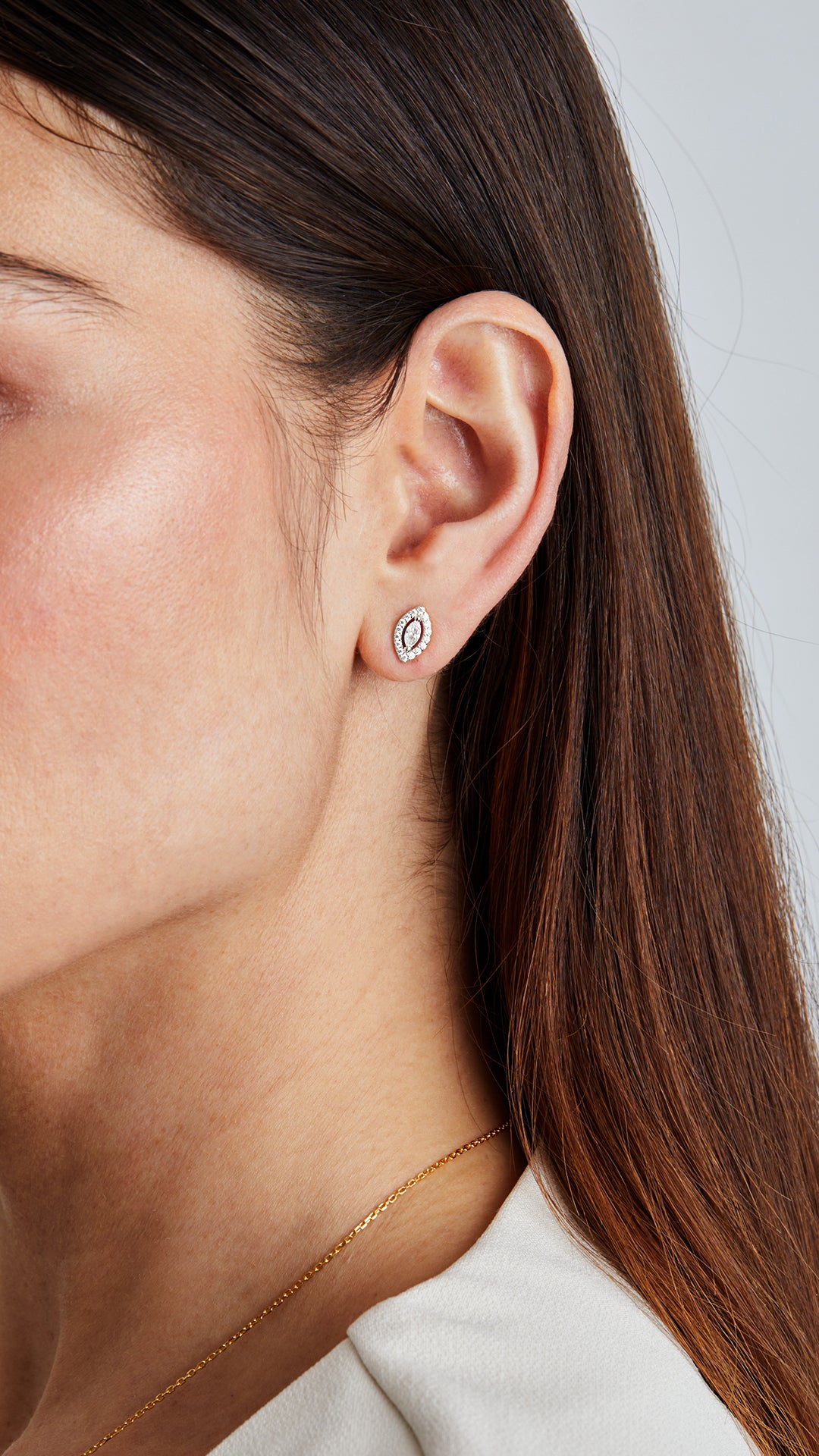 Kami Baby Stud Earrings Sterling Silver