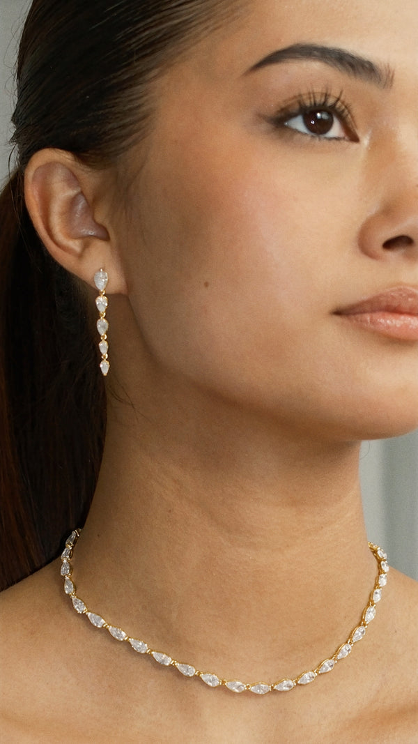 Tegan Baby Earrings Gold Vermeil