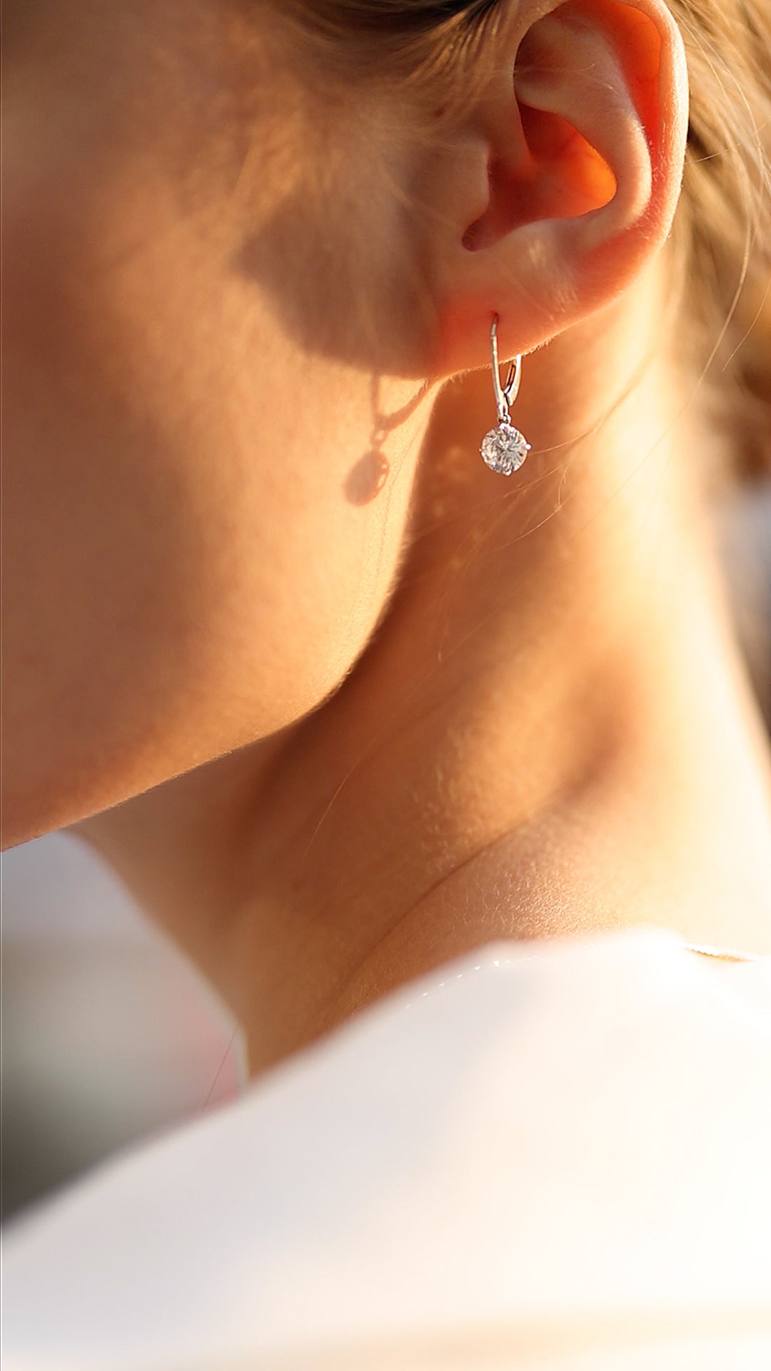 Briar Round Drop Euroback Earrings by CARAT* LONDON – CARAT* London UK