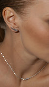 Carissa Earrings White Gold Plated