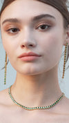 Cassidy Earrings Emerald 18K Gold Vermeil