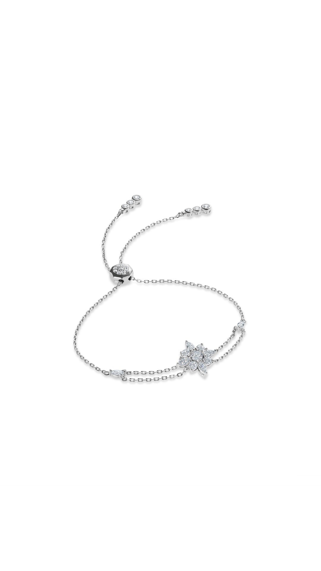 Vintage inspired sterling silver bracelet for women
