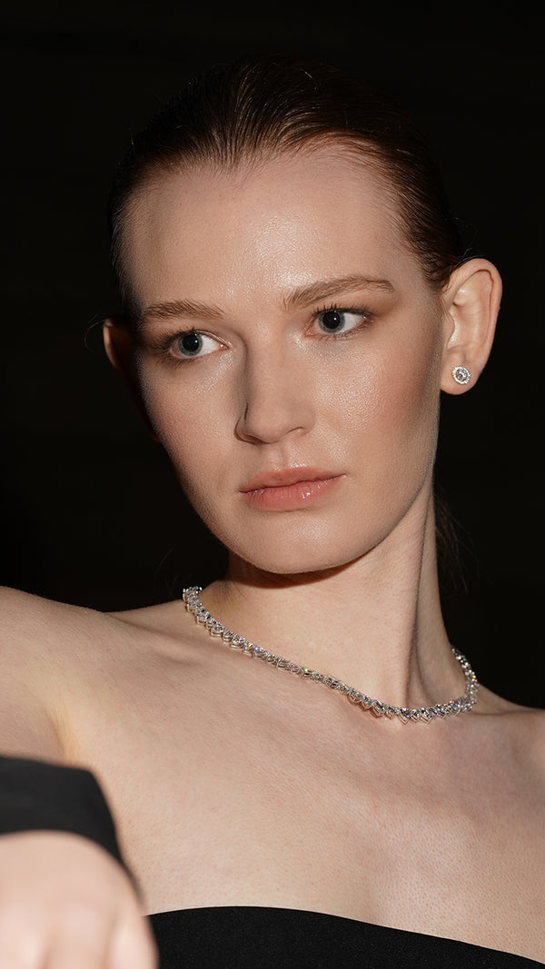 Camden Line Necklace Sterling Silver