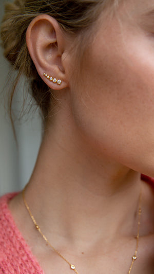 Carissa Earrings Gold Vermeil
