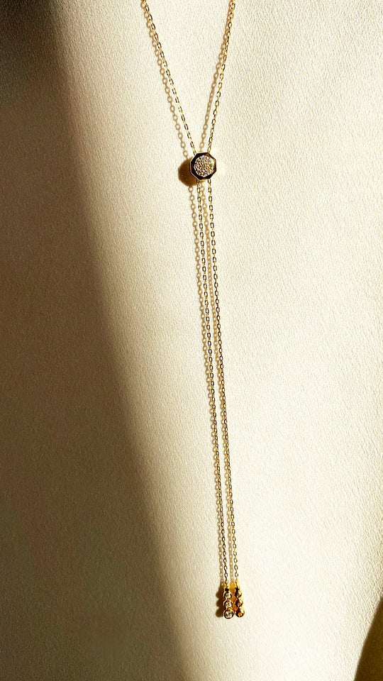 Carol Cassisa Michelle Gold Chain Necklace