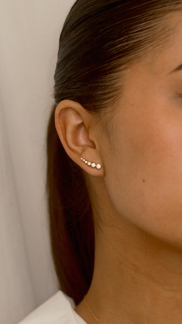 Carissa Earrings Gold Vermeil