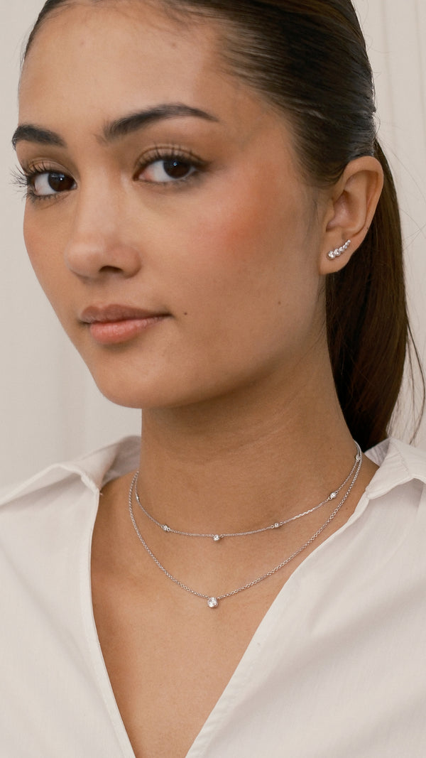 Olivia Necklace Sterling Silver